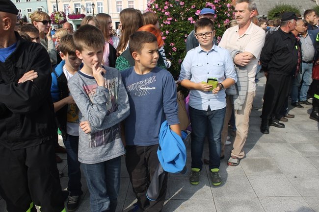 Tłum powitał prezydenta - fotorelacja