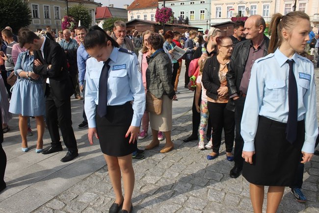 Tłum powitał prezydenta - fotorelacja