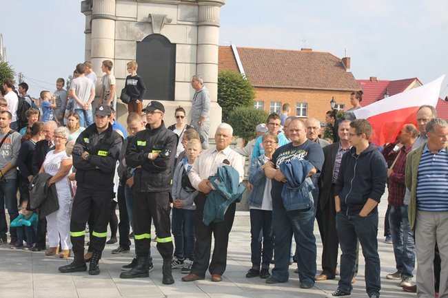 Tłum powitał prezydenta - fotorelacja