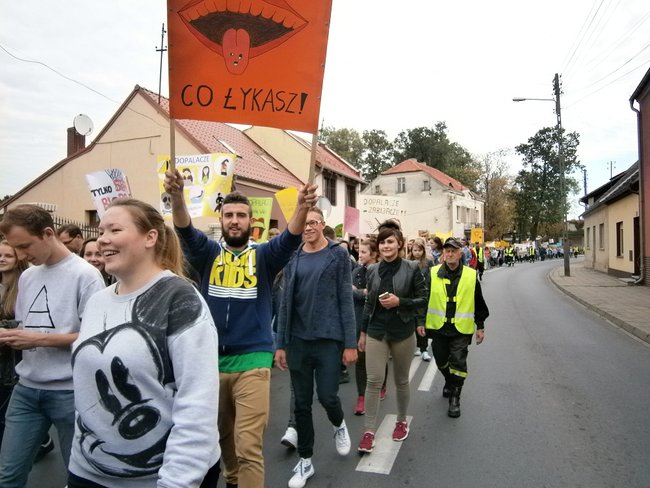 Burmistrz poparł ich protest - zdjęcia