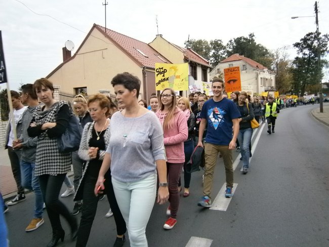 Burmistrz poparł ich protest - zdjęcia
