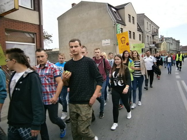 Burmistrz poparł ich protest - zdjęcia