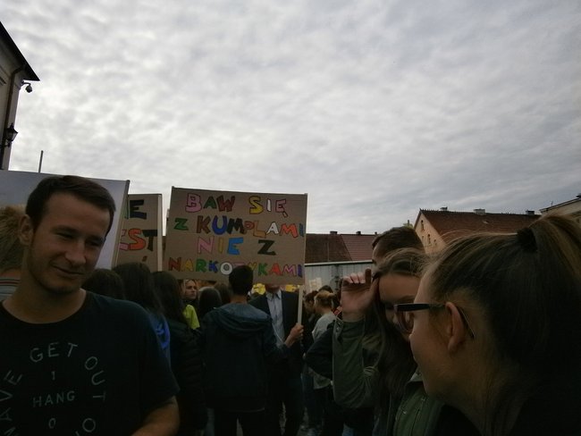 Burmistrz poparł ich protest - zdjęcia