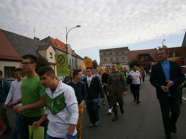 Burmistrz poparł ich protest - zdjęcia