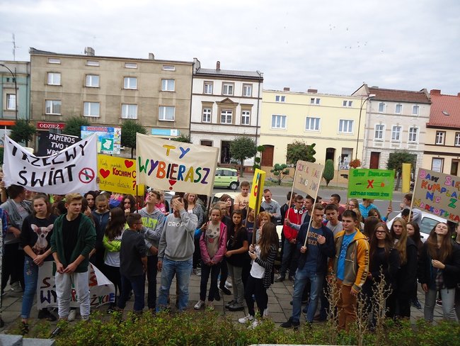 Burmistrz poparł ich protest - zdjęcia