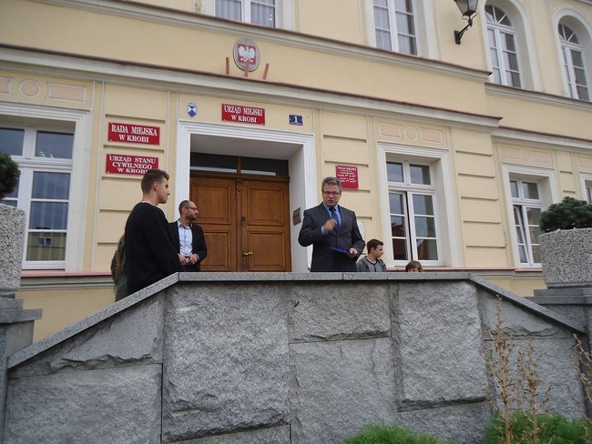 Burmistrz poparł ich protest - zdjęcia