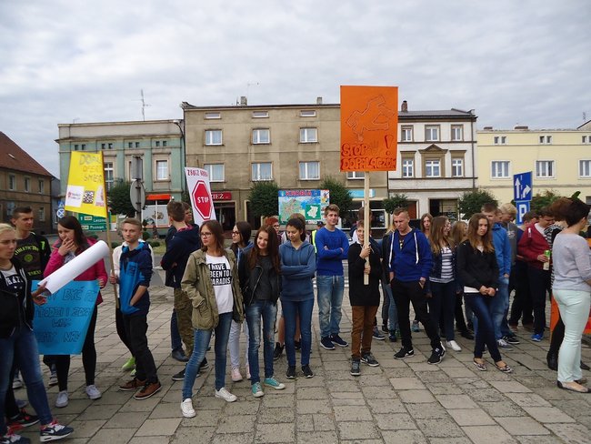 Burmistrz poparł ich protest - zdjęcia