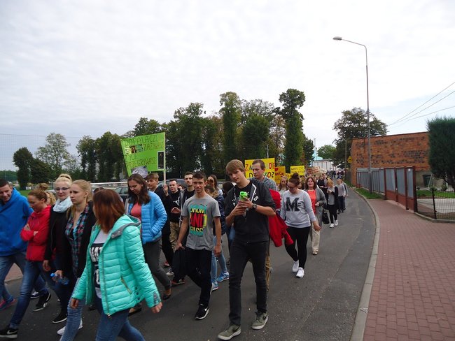 Burmistrz poparł ich protest - zdjęcia
