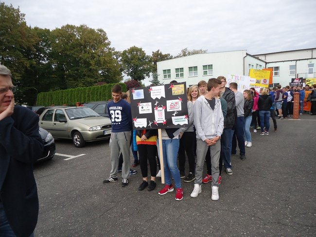 Burmistrz poparł ich protest - zdjęcia
