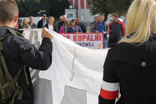 Manifestacja na gostyńskim rynku - zdjęcia