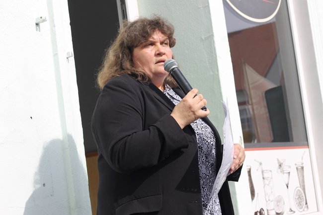 Manifestacja na gostyńskim rynku - zdjęcia