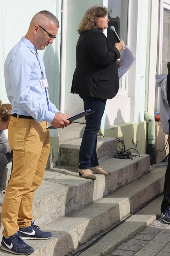 Manifestacja na gostyńskim rynku - zdjęcia