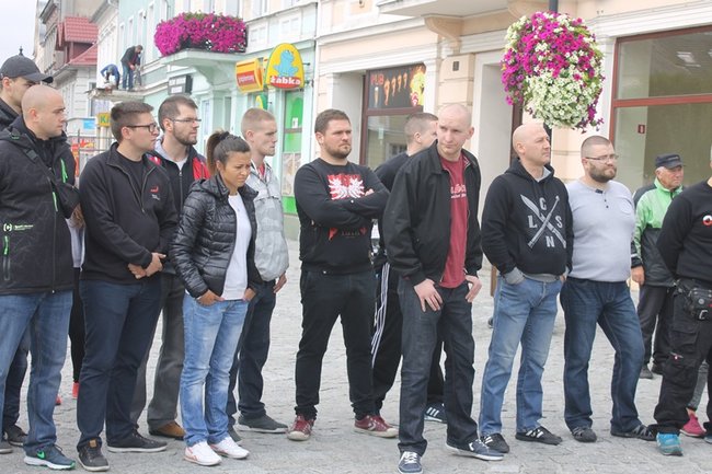 Manifestacja na gostyńskim rynku - zdjęcia