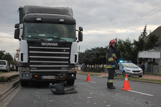 Kierowca renault w szpitalu - zdjęcia