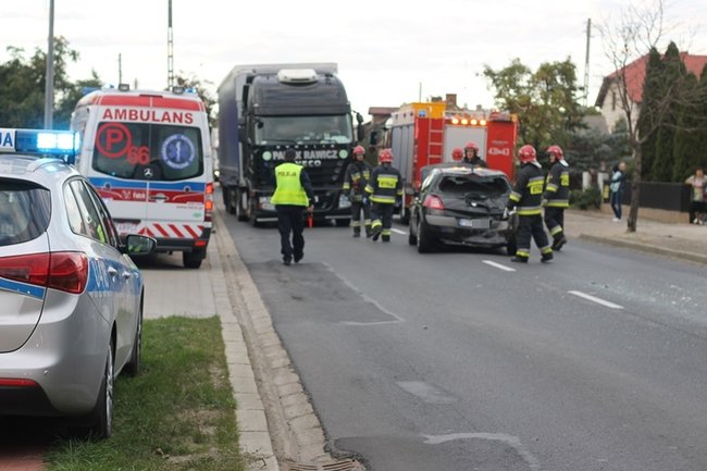 Kierowca renault w szpitalu - zdjęcia