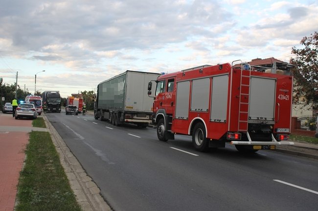 Kierowca renault w szpitalu - zdjęcia