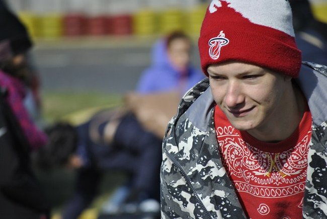 Rowerami po torze kartingowym ? zdjęcia