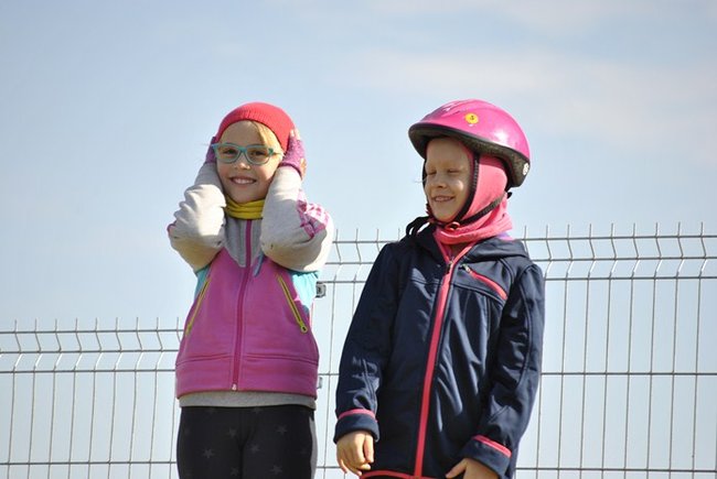 Rowerami po torze kartingowym ? zdjęcia