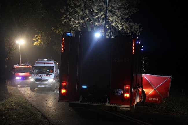 Uderzył w drzewo. Poniósł śmierć na miejscu