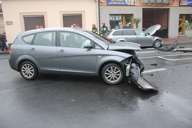 Trzy wypadki w ciągu godziny - zdjęcia