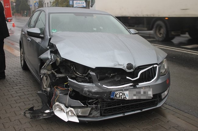 Trzy wypadki w ciągu godziny - zdjęcia