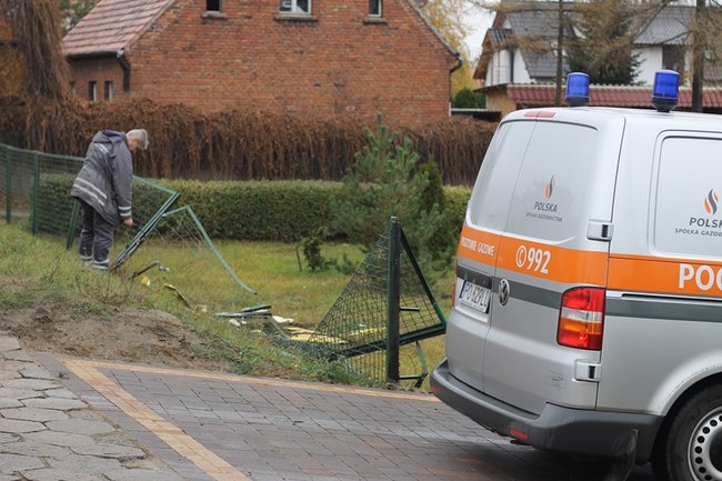 Dostał zawału w czasie jazdy? - zdjęcia