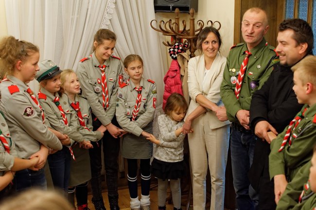 Nastrojowa Wigilia u harcerzy - zdjęcia