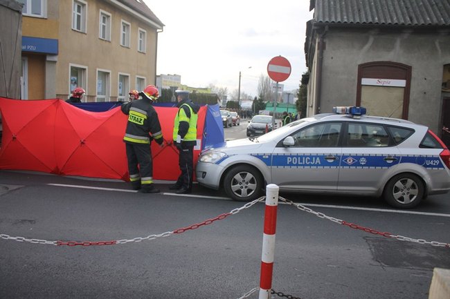 Śmierć pod kołami tira - zdjęcia