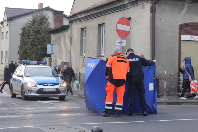 Śmierć pod kołami tira - zdjęcia