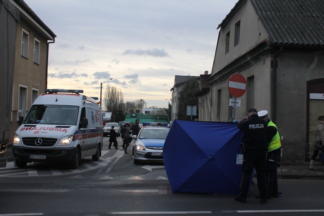 Śmierć pod kołami tira - zdjęcia