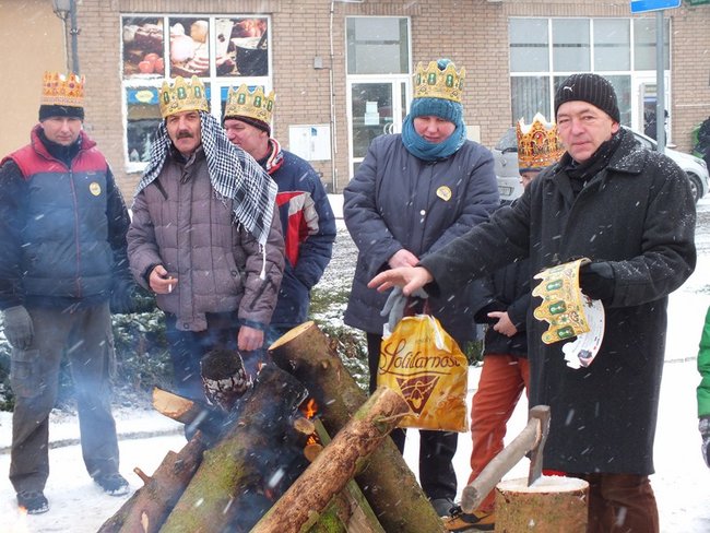 Trzej Królowie przy ognisku - zdjęcia