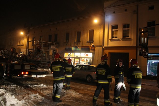 Pożar w centrum miasta - zdjęcia