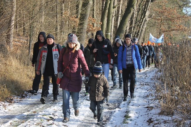 Zbierali datki w lodowatej wodzie - zdjęcia