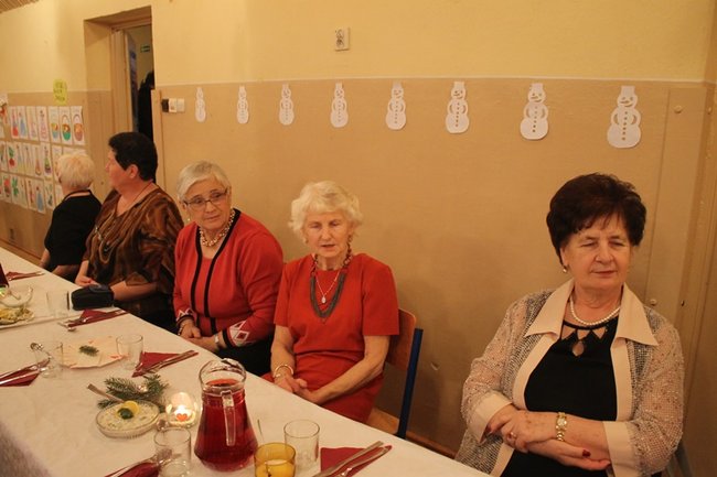 Noworoczne spotkanie u seniorów - zdjęcia