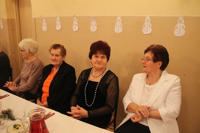 Noworoczne spotkanie u seniorów - zdjęcia