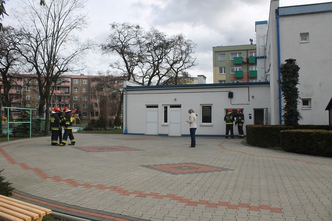 Ewakuowano przedszkole - zdjęcia