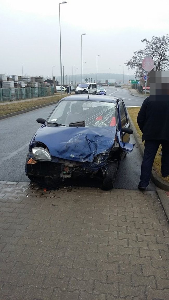 Czołówka na drodze do Strefy Gospodarczej