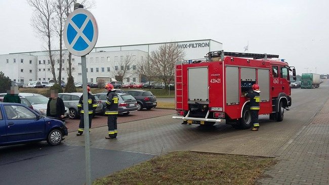 Czołówka na drodze do Strefy Gospodarczej