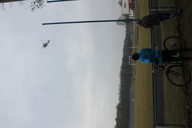 Helikopter zabrał poparzone dziecko