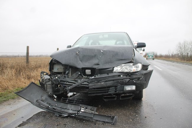 Wcześniej wyprzedzał ciągnik - zdjęcia