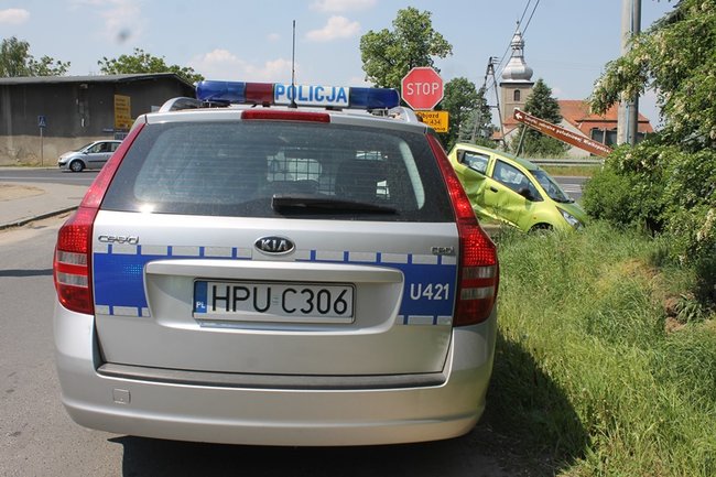 Nie zatrzymał się na stopie
