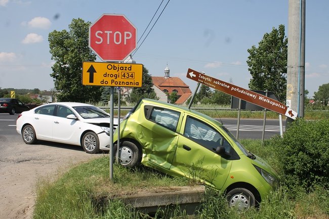 Nie zatrzymał się na stopie