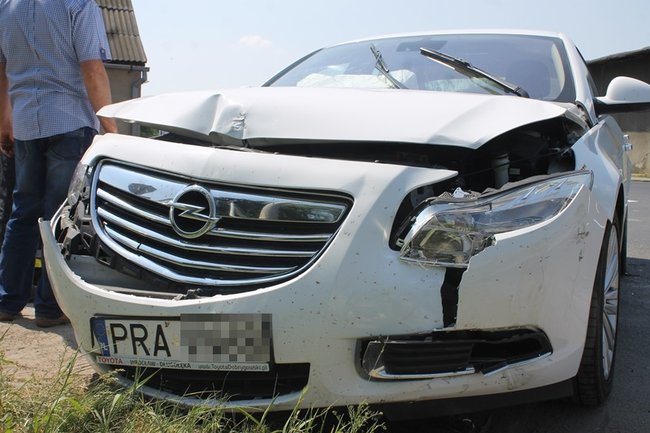 Nie zatrzymał się na stopie