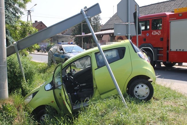 Nie zatrzymał się na stopie