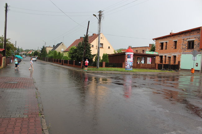 Ulewa przeszła przez miasto
