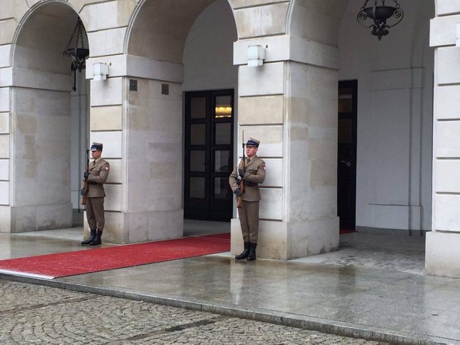Burmistrz gościem prezydenta Dudy