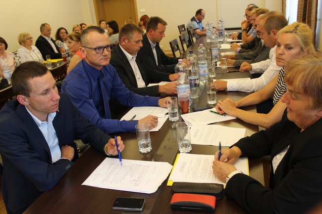 Burmistrz dziękował za...cierpliwość