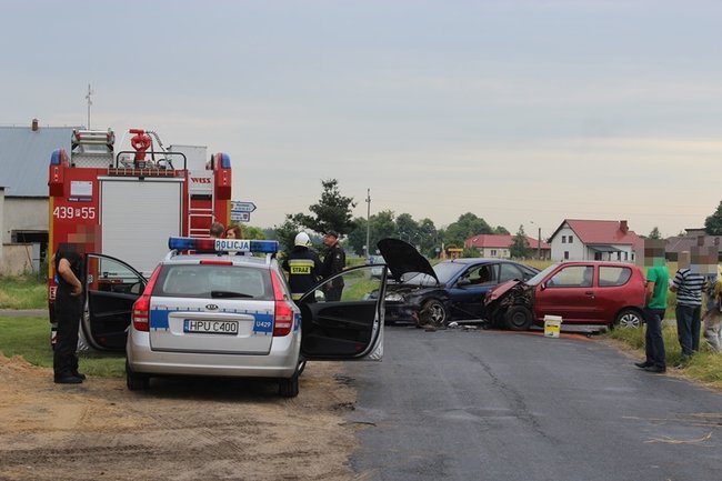 Wypadek na skrzyżowaniu