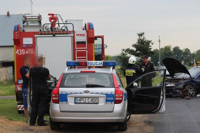 Wypadek na skrzyżowaniu