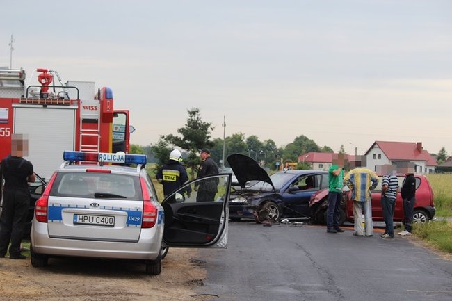 Wypadek na skrzyżowaniu